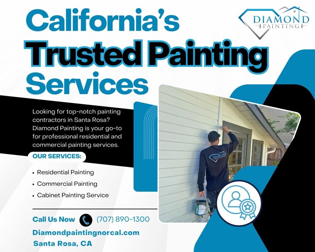 exterior and interior paint of your home in Santa Rosa, CA